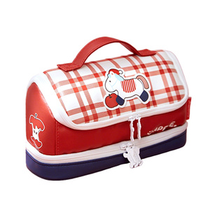 【送马年礼盒】小槑同学 2026新款新年小马笔袋女孩小学生手提文具盒初中女生大容量铅笔盒高颜值超火ins风