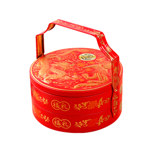 徐福记龙凤呈祥双层提篮礼盒含酥心糖新年糖果团购送礼订婚提亲