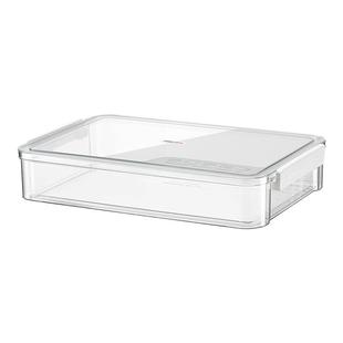 德国plazotta家用透明证件收纳盒A4档案盒重要文件户口本资料收纳