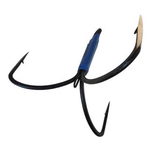 新款三爪锚钩带倒刺上下环飞锚钩破鳞三本刀锋钩锚钩可视专用锚钩