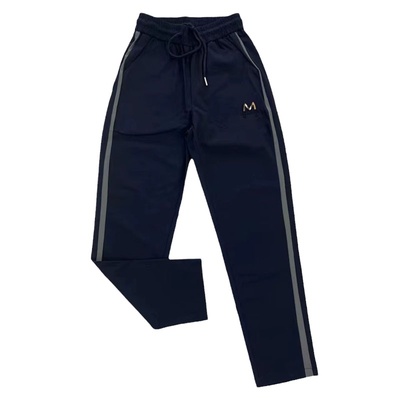 高腰中老年冰丝棉九分裤透气宽松