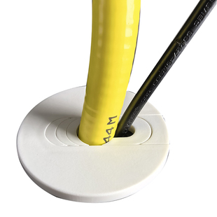 厨房燃气管道孔洞遮挡装饰盖4分管侧孔偏管倾斜管双管墙面侧边盖