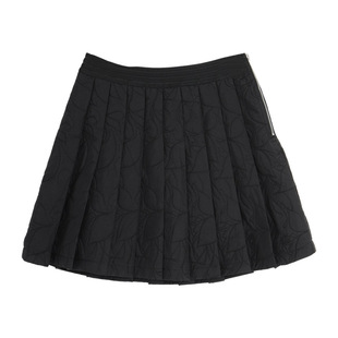 西町村屋百褶裙女装秋冬法式浪漫学院简约百搭压花短裙AD8406002