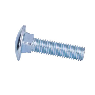 镀锌美制5级半圆头方颈螺栓1/4马车螺丝5/16桥架货架螺钉3/8 7/16