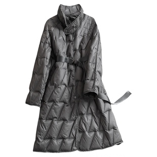 云感大绒量基础百搭过膝长款保暖外套25冬季新款长袖羽绒服女M891