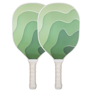 板羽球拍套装匹克球拍板羽三毛球拍成人儿童户外运动匹克球拍木质