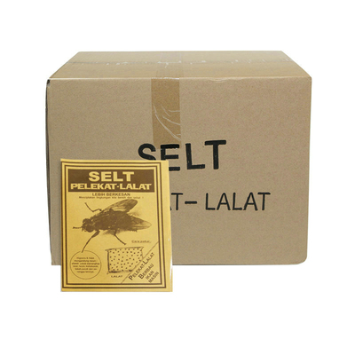 英文粘蝇胶海外粘蝇纸苍蝇贴SELT PELEKAT·LALAT粘蝇胶外语出口