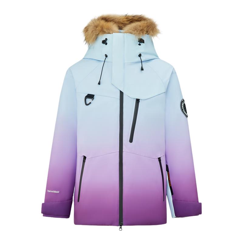 雪中飞热感派克鹅绒服男女同款