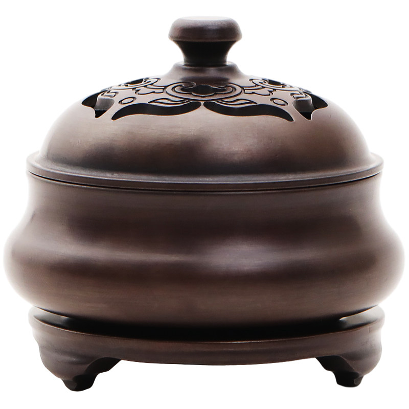 青沉紫铜家用沉檀香炉