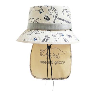 儿童夏季遮阳防晒百搭披肩渔夫帽