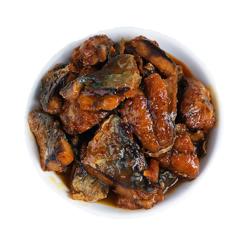 红烧香辣鲅鱼罐头拌面零食