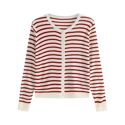 大码胖妹妹内搭春秋新款针织开衫