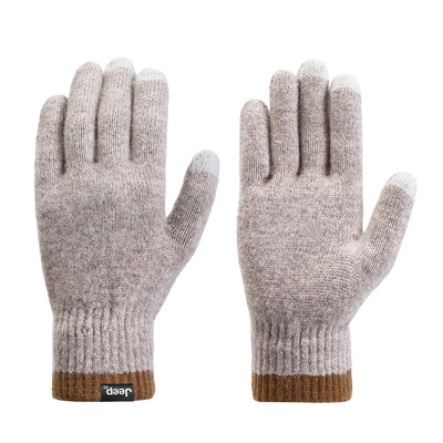 Jeep秋冬女款保暖手套户外骑行