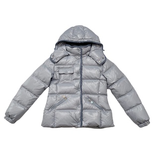 M家休闲小蛮腰羽绒服女2025年冬季新款加厚保暖白鸭绒亮皮外套