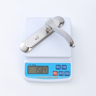 卫生间门锁浴室通用卫浴室内铝合金单把手不锈钢厨房厕所舌洗手间