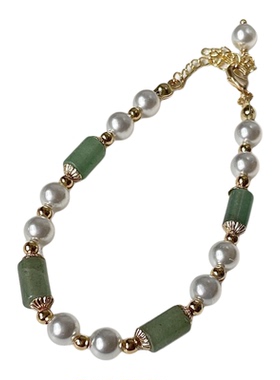 东陵玉仿珍珠项链手链轻奢小众