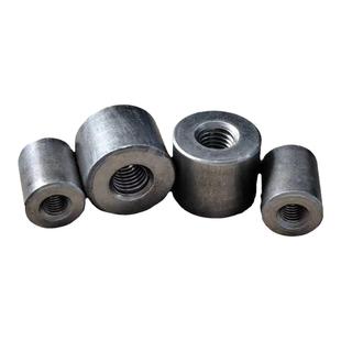 铁本色圆柱螺母 焊接接地圆柱加长加厚母车架套管压塑母焊接螺母