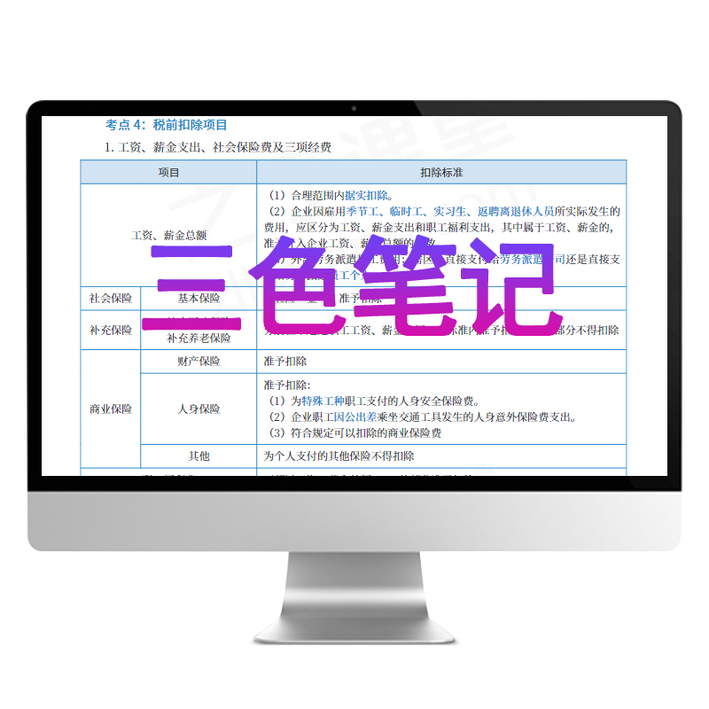 2025年全国注册税务师三色笔记电子版资料学霸考点押题税法一二财务与会计涉税服务实务应试指南网课程教材书刷题库真题卷之了课堂