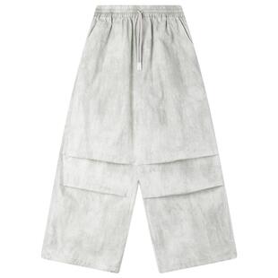 【畅游太空】轻量速干排汗 扎染感伞兵工装裤长裤子男童夏季新款