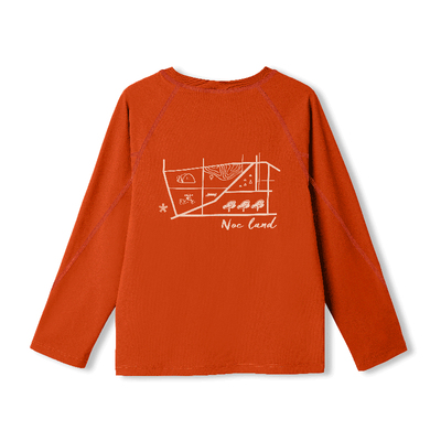 happynocnoc棉感速干运动长袖T恤