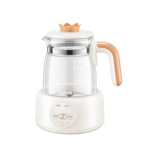 苏泊尔调奶器恒温壶婴儿专用家用智能一键操作泡奶器玻璃0胶水