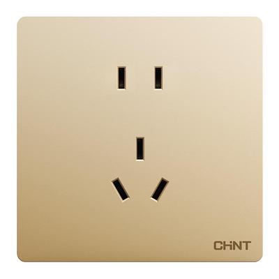 正泰官方旗舰店2v金86带USB开关