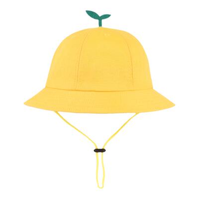 小黄帽小学生出游男女防晒渔夫帽