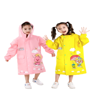 韩国啵乐乐儿童雨衣男童女童小学生雨披3岁宝宝幼儿园2025新款
