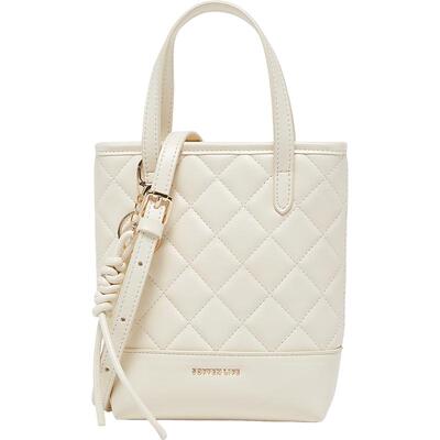 百思图菱格通勤水桶包