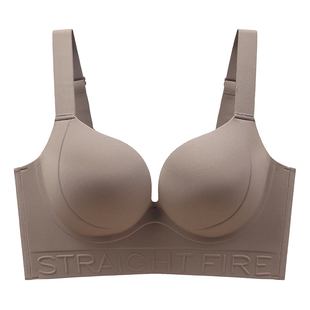 收腋下副乳内衣女大胸显小聚拢防下垂大码调整型矫正外扩胸型文胸