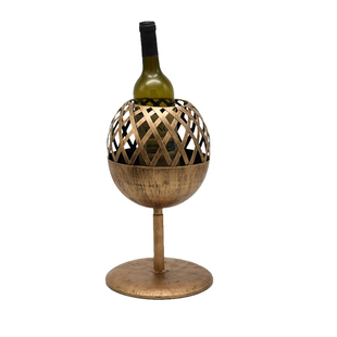 北欧铁艺酒杯形红酒架酒吧酒馆西餐厅桌面酒瓶塞收纳摆件装饰摆台