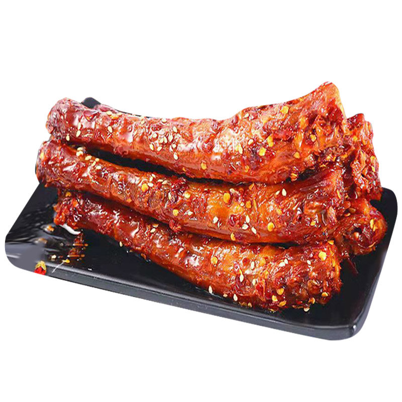 黑鸭味手撕风干烤脖鸡脖香烤卤脖香辣熟食休闲解馋零食小吃非鸭脖