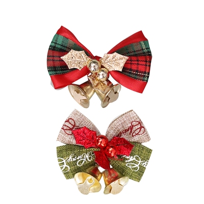 红利节庆5.5cm蝴蝶结铃铛10个