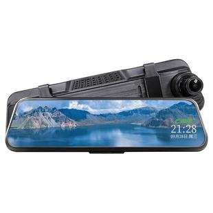 E道航车用行车记录仪新款前后双摄流媒体倒车影像一体机全屏双录