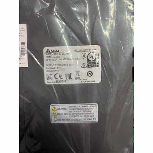 台达伺服驱动器，型号ASD-B2-2023-B，全新原装未使