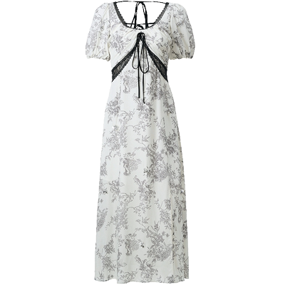 撞色设计、蕾丝镂空、开叉设计