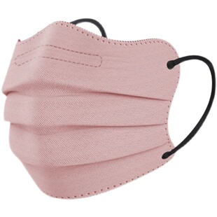 护眼角口罩美颜V脸高颜值女立体波浪形马卡龙独立包装加厚2023款