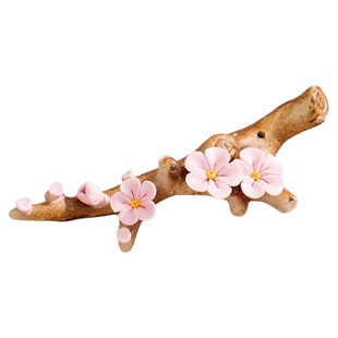 兰斋创意手工陶瓷笔架笔搁禅意香插初学者放毛笔的托多功能镇纸古风小香插香托书法国画用品文房四宝高颜值