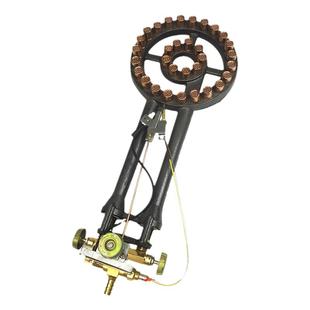 熄火保护猛火灶商用鱿鱼摆摊烧铁板电子煤气灶单灶家用液化气炉头