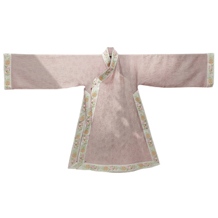 如是观明制汉服谢池春缘交领大襟长衫蕾丝间色马面裙春秋装