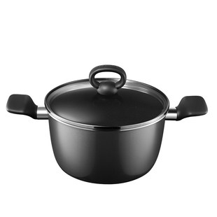 苏泊尔汤锅家用不粘锅燃气电磁炉蒸煮炖煲汤熬粥拉面锅加厚大双耳