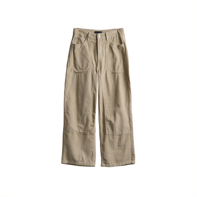 Tobefly100棉灯芯绒解构休闲裤