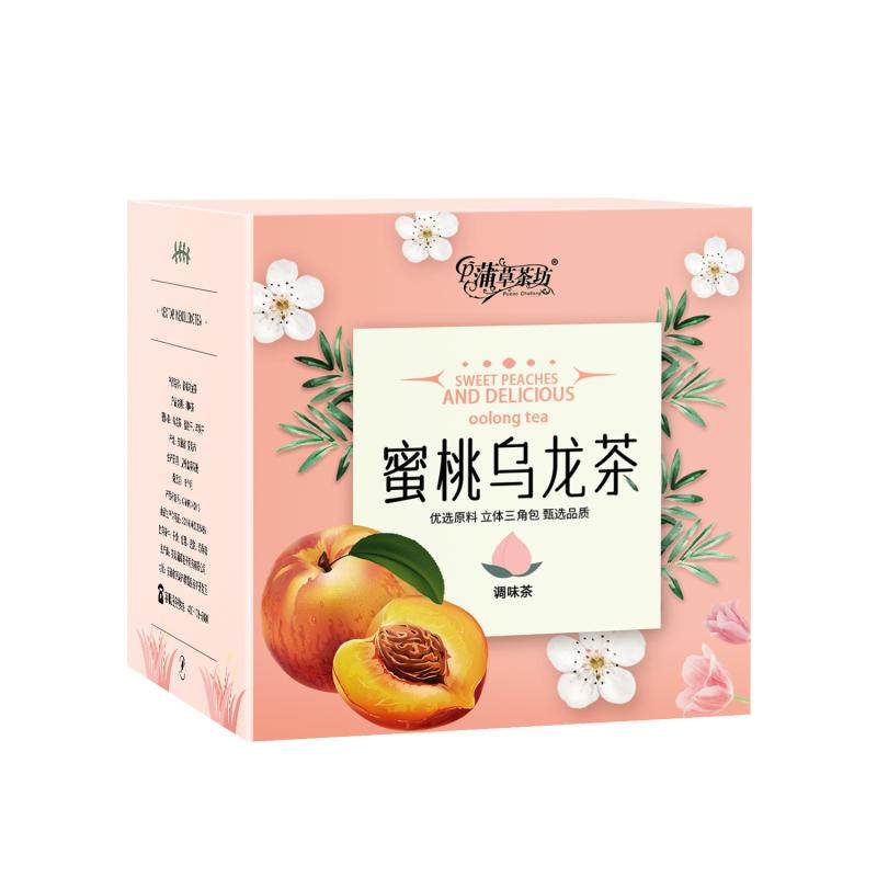 蜜桃乌龙茶奶茶平替冷泡水果茶叶