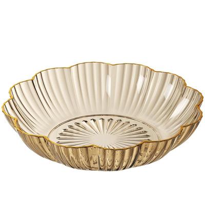 水晶水果盘2024新款轻奢高档