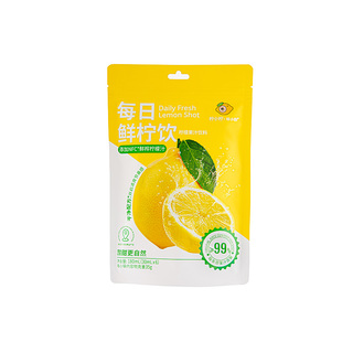 柠小酌NFC清新柠檬原汁冷榨浓缩柠檬液35g*6维C果汁饮料冲泡饮品