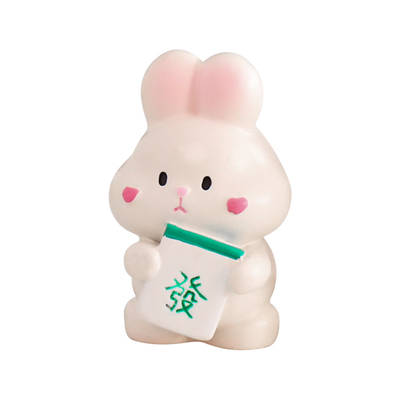 桌面摆件办公室工位稳定情绪神器可爱少女心小兔子治愈系装饰好物