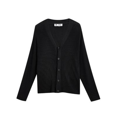 jq区绫致杰克琼斯秋冬皮牌装饰微弹宽松版型V领针织衫长袖男款