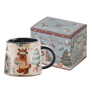 陶瓷圣诞杯子礼盒送女友的圣诞礼物女生送男生圣诞节礼物送女朋友