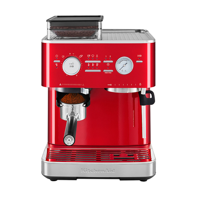 【礼物】KitchenAid凯膳怡研磨一体意式半自动咖啡机PID控温