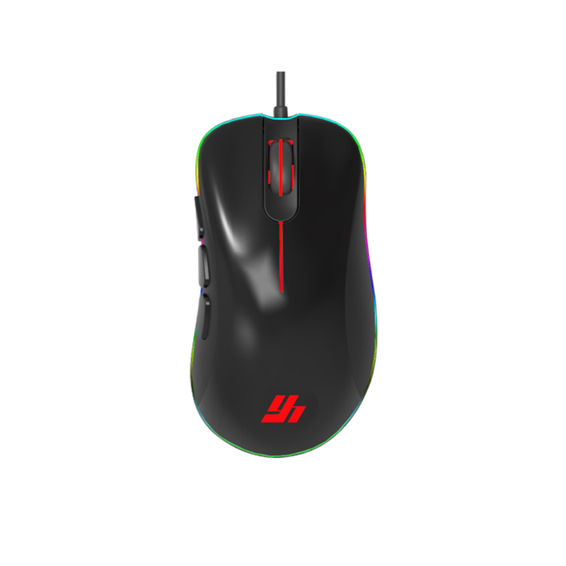 三角洲专用电竞游戏鼠标宏枪硬件免驱动芯片电脑端板载红有线usb